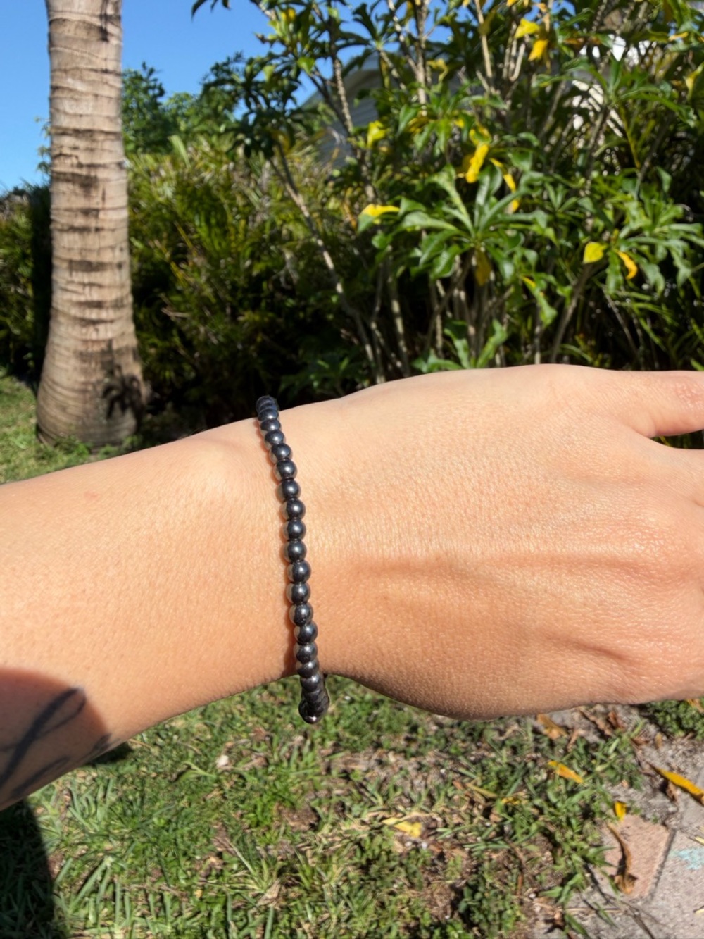 Hematite Beaded Bracelet